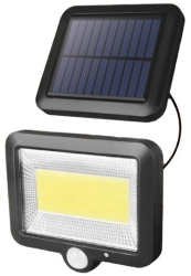 Proiector solar led 600 lm senzor de miscare PIR senzor de lumina IP65 1800 mAh 8 W 