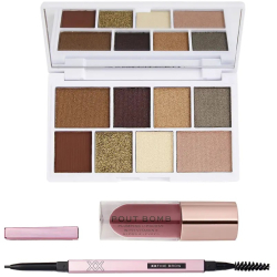 Set Paleta cu 8 farduri de pleoape 11.2 g + Luciu de buze 4.6 ml + Creion de sprancene 0.10 g Revolution I Heart Revolution 