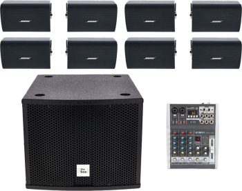 Sistem audio cu subwoofer activ + 8 boxe Bose FS2SE Bluetooth USB 