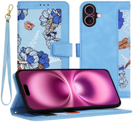 Husa pentru iPhone 16 Plus - Techsuit FlipCraft - VibrantA Blue 