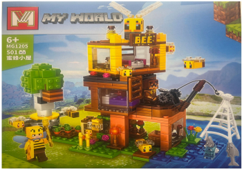 Set de constructie My World of Minecraft BEE 501 piese 
