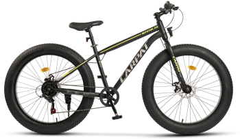 Bicicleta Fat Bike Carpat Aventus C26217A 26 Negru/Gri/Galben 