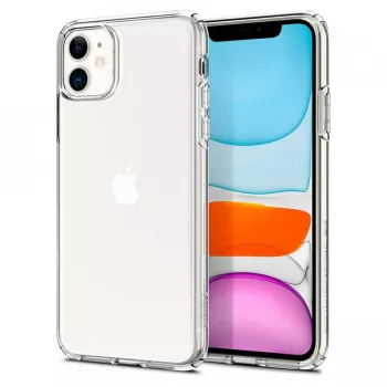 Husa pentru iPhone 11 - Spigen Liquid Crystal - Clear 
