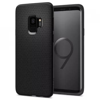 Husa pentru Samsung Galaxy S9 - Spigen Liquid Air - Matte Black 