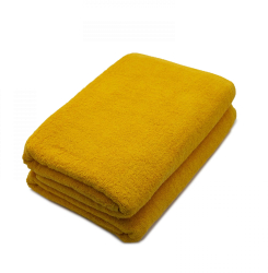 Set 2 Prosoape De Corp Bumbac 100 600Gsm Somnart 70X140Cm Galben 
