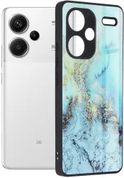 Husa pentru Xiaomi Redmi Note 13 Pro+ 5G - Techsuit Glaze Series - Blue Ocean 