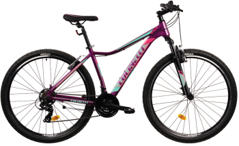 Bicicleta MTB Colinelli COL22 Marimea M 29 inch Violet Schimbator Shimano 21 Viteze Cadru Aluminiu Frane V - Brake 