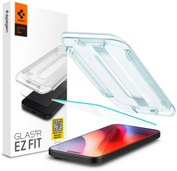 Folie pentru iPhone 16 Pro Max - Spigen Glas.tR EZ FIT - Clear 