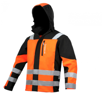 Jacheta Softshell Orange Classic-Vis marimea XL Artmas ART701045 