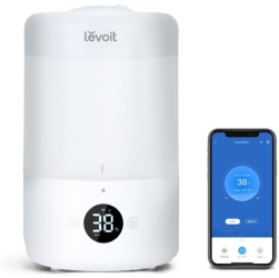 Umidificator de Aer LEVOIT Dual 200S SMART WI-FI Ultrasonic Rezervor 3l Silentios Aromaterapie Functie AUTO Autonomie 25 Ore 