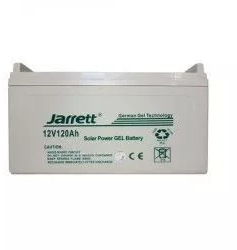 Acumulator Solar cu Gel Jarett 12 V 120Ah Ideal pentru panouri fotovoltaice Durata de functionare pana la 12 ani Design Modern Alb 