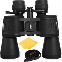 Binoclu KlaussTech Waterproof Camp de Vizualizare 50 - 700 m Factor de amplificare 20x Obiectiv 50 mm Geanta pentru transport Design 