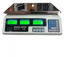 Cantar electronic 40 kg cu acumulator si incarcare priza 