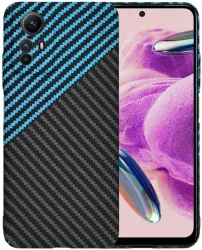 Husa pentru Xiaomi Redmi Note 12S - Techsuit Carbonite FiberShell - Blue Pulse 