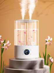 Umidificator de Aer Sterilizator UV-C Telecomanda Rezervor 7.8L Silentios Aromaterapie Sistem dublu de pulverizare Autonomie 44 Ore 