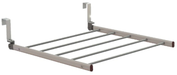 Uscator de rufe pentru usa 55 cm Metal si aluminiu Max 10 kg rufe Negru / Gri 