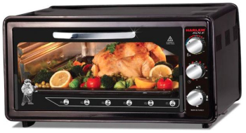 Cuptor electric cu termostat Harlem® SOLE HAF408 1500W 45L Tavi Incluse 