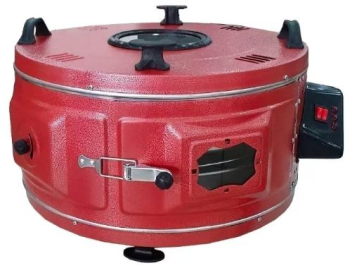 Cuptor electric rotund cu doua tavi Harlem Chef Capacitate 30 Litri Rosu CTO2022