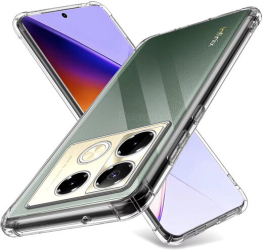 Husa pentru Infinix Note 40 Pro 4G Marmalis Shockproof Clear Silicone Clear 