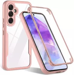 Husa pentru Samsung Galaxy S24 FE + Folie - Techsuit ColorVerse 360 Series - Pink 