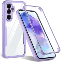 Husa pentru Samsung Galaxy S24 FE + Folie - Techsuit ColorVerse 360 Series - Purple 
