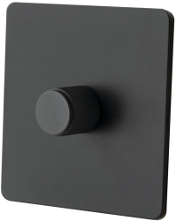 Intrerupator cu variator/dimmer Lumiere Retro Vichema 1gang Negru Mat doza cadou 