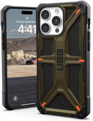 Husa pentru iPhone 15 Pro Max - UAG Monarch - Kevlar Element Green 