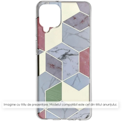 Husa pentru Samsung Galaxy S24 FE - Techsuit Marble Series - Purple Hex 