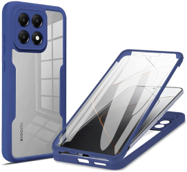 Husa pentru Xiaomi 14T Pro + Folie - Techsuit ColorVerse 360 Series - Blue 