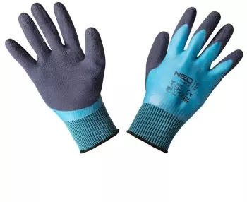 Manusi latex/poliester 2 straturi marimea 8 NEO 