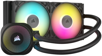 Cooler procesor Corsair iCUE LINK TITAN 240 RX RGB AIO 240 mm racire cu lichid negru 