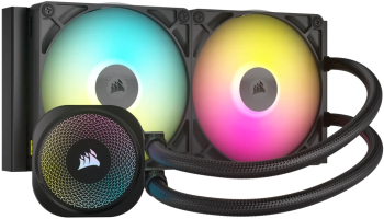 Cooler procesor Corsair iCUE LINK TITAN 280 RX RGB AIO 280 mm racire cu lichid negru