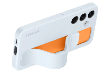 Husa Standing Grip Case pentru Galaxy S24 EF-GS921CLEGWW - Light Blue 