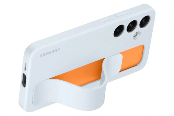 Husa Standing Grip Case pentru Galaxy S24 Plus EF-GS926CLEGWW - Light Blue 