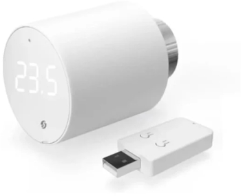 Valva termostatica pentru calorifer Shelly BLU TRV cu hub Bluetooth inclus in pachet 