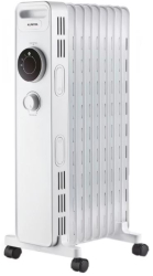 Calorifer electric cu ulei Kumtel K9E Cu termostat Putere 2000W 3 trepte de temperatura 9 elementi Alb 