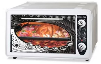 Cuptor electric cu termostat Harlem® For YOU HAF333 1300W 36L Alb + BONUS 3 Accesorii Incluse 