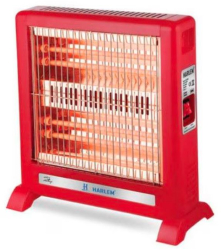 Radiator cu quartz HARLEM® SLIM LAVICA HS403 1000 W 4 tuburi quartz manere de manipulare rosu 