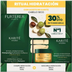 Set Sampon cu efect hidratant 150 ml + Masca de par reparatoare 200 ml Rene Furterer Karite Hydra 