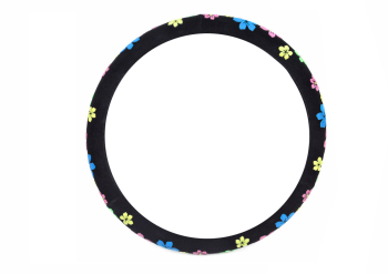 Husa de volan cu floricele colorate 37-39 cm Amio 