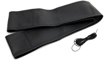 Husa din piele naturala pentru volan cu diametru de 37-39 cm 