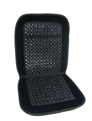 Husa pentru scaun auto Bambus/Velur Universal Negru 