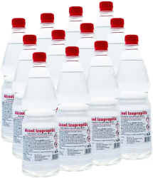 Set de 12 x 0.9L Alcool Izopropilic IPA concentratie 99.99 