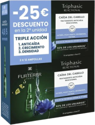 Set Fiole anti-caderea parului fragil Rene Furterer Triphasic Reaccional 24 x 5 ml 