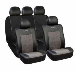 Set huse auto Audi A6 4B C5 Premium - Momo Piele Ecologica Suede 11 piese sistem airbag marime universala