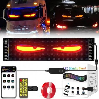 Afisaj LED programabil eyes devil 59X12X0.25cm