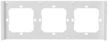 Cadru triplu de montare Sonoff M5-80 pentru instalarea intrerupatoarelor de perete alb 