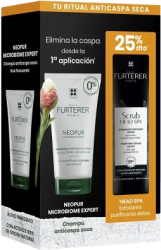 Set Sampon pentru par uscat 150 ml + Exfoliant purificator pentru scalp uscat Rene Furterer Neopur Ritual 