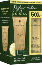 Set Sampon pentru parul blond 200 ml + Spray cu finisaj stralucitor 150 ml Rene Furterer Okara Blond 