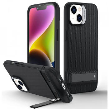 Husa pentru iPhone 13 - ESR Air Shield Boost Kickstand - Translucent Black 